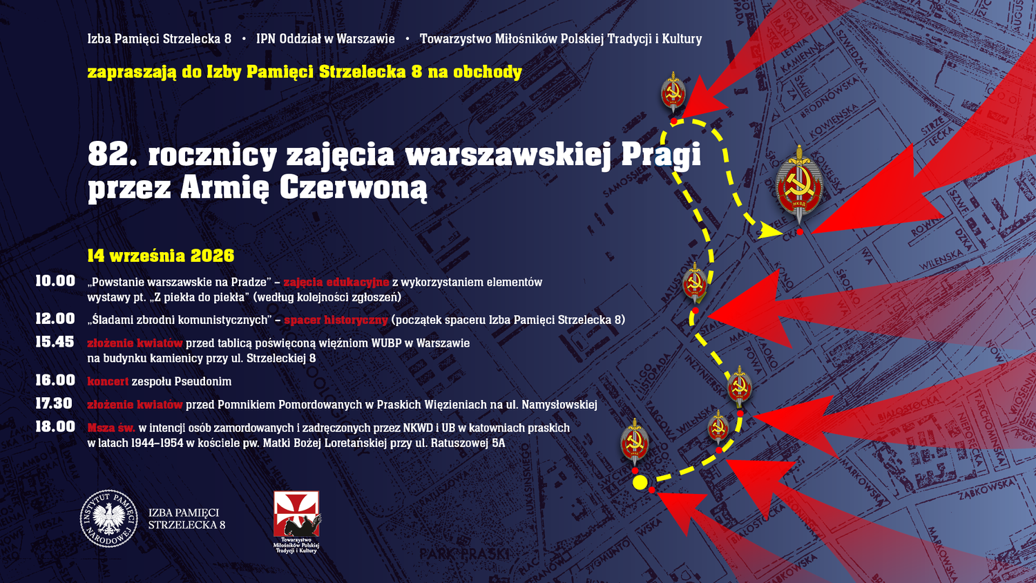 Obchody 82. rocznicy zajęcia warszawskiej Pragi przez Armię Czerwoną