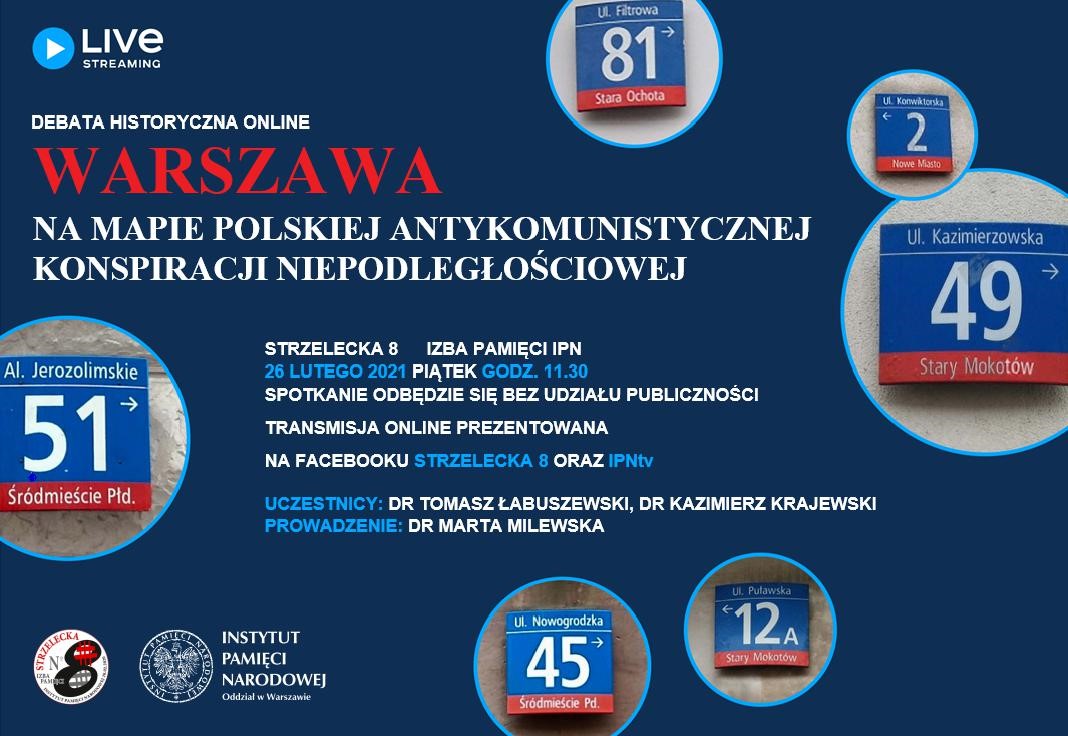 Warszawa na mapie polskiej antykomunistycznej konspiracji niepodległościowej