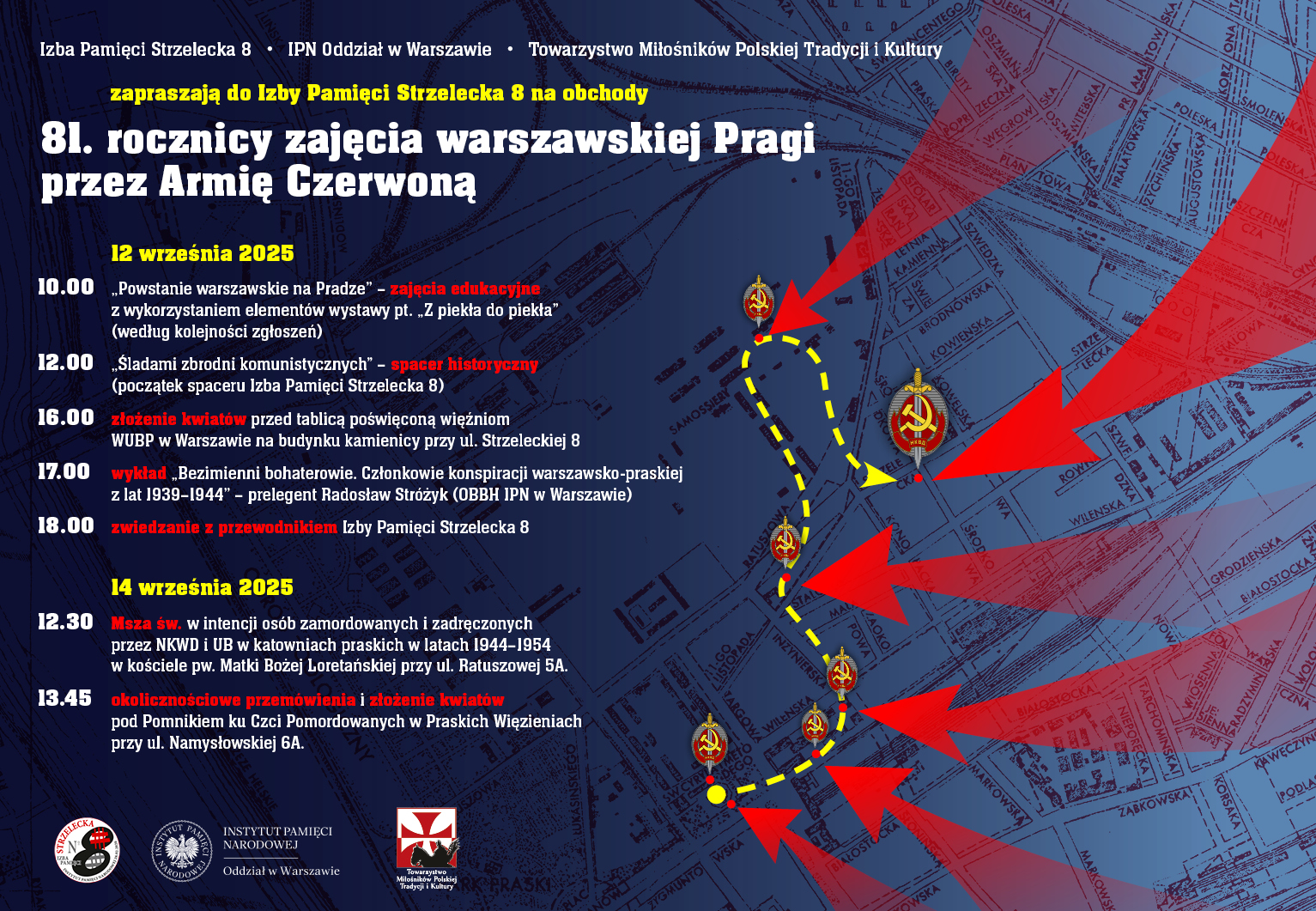 81. Rocznica zajęcia warszawskiej Pragi przez Armię Czerwoną.