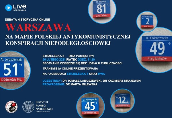 Warszawa na mapie polskiej antykomunistycznej konspiracji niepodległościowej